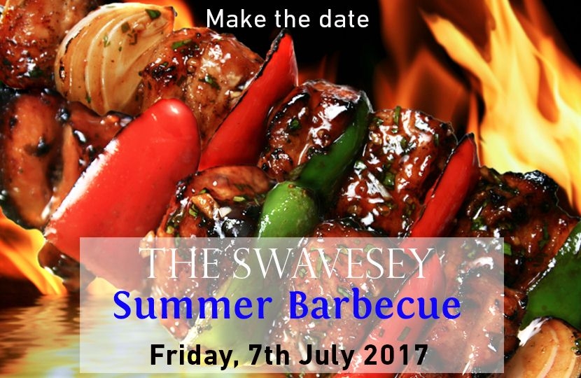 Swavesey's Summer Barbecue on Friday, 7th July, is always a delightful event.  It is being hosed by Councillor Sue Ellington, SCDC's member for Swavesey.