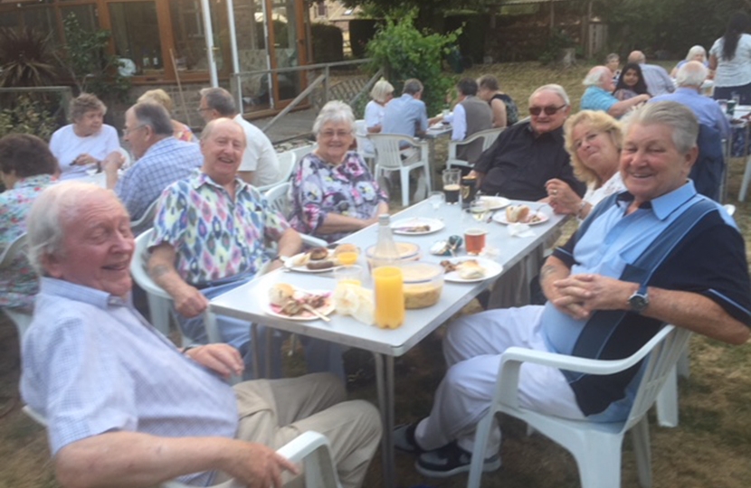 60 at Sue's Summer Barbeque, Swavesey – held on 6th July 2018.