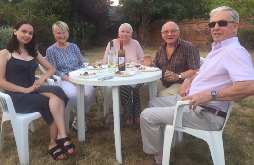 60 at Sue's Summer Barbeque, Swavesey – held on 6th July 2018.