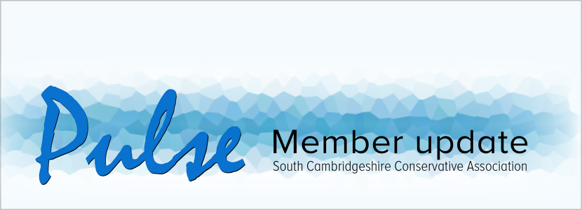 Pulse is South Cambridgeshire Conservative Association's update bulletin for it's members.