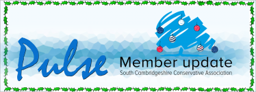 Pulse is South Cambridgeshire Conservative Association's update bulletin for it's members.